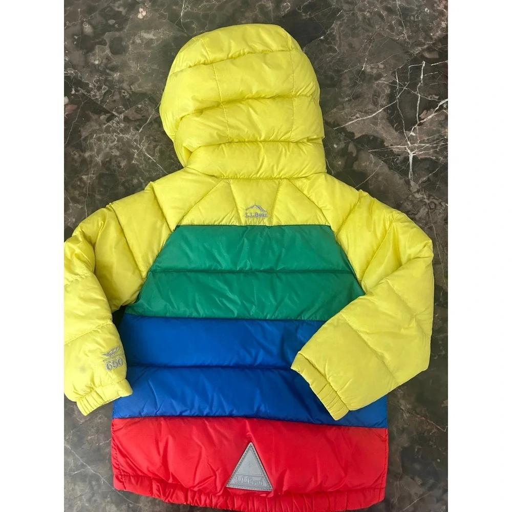L.L. Bean Toddler Baby Puffer Jacket Primary Colors 12-18 Months Gender Neutral - Picture 7 of 7